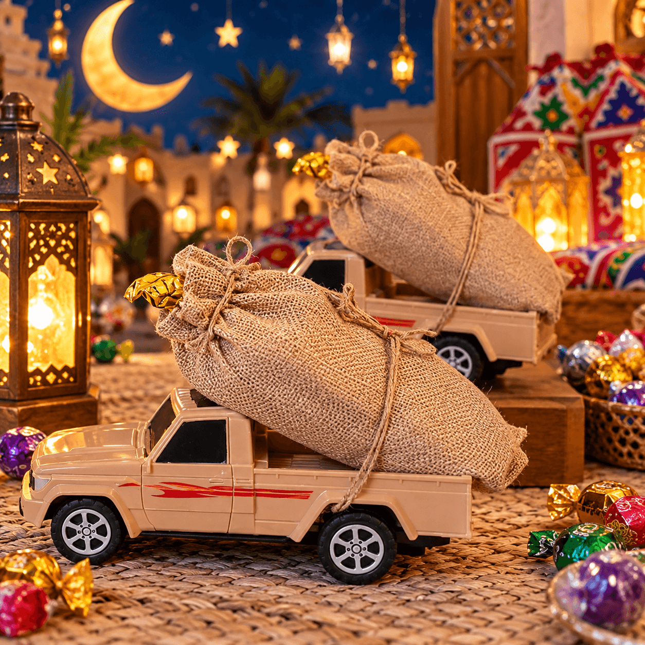 🌙🚙 نقصات رمضان – سيارة الخير 🎁✨